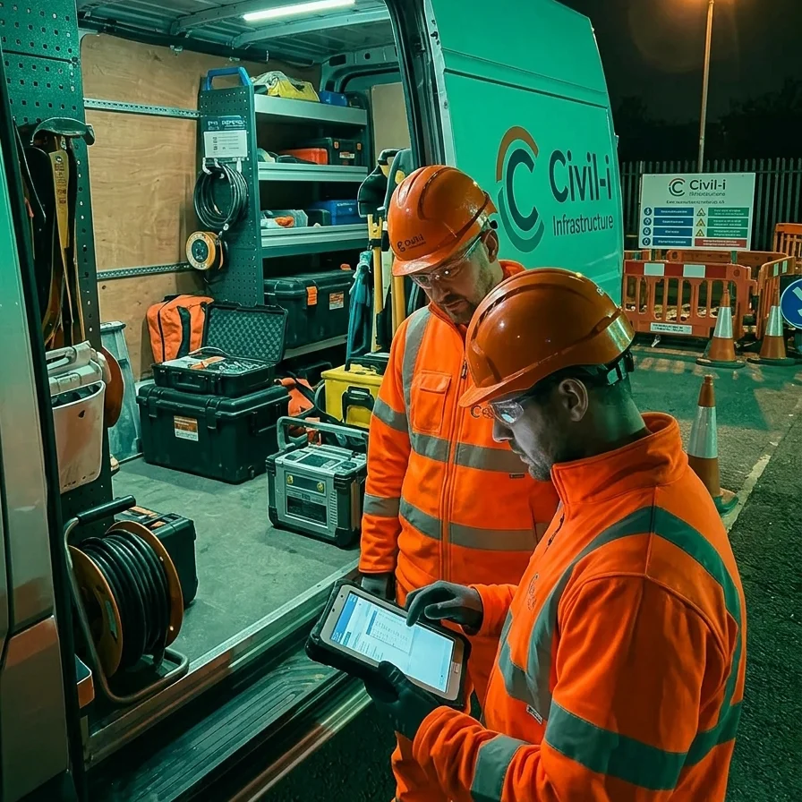 Civil-i Engineers On Site.